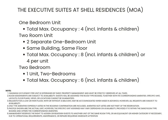 公寓 The Executive At Shell Residences Moa 马尼拉